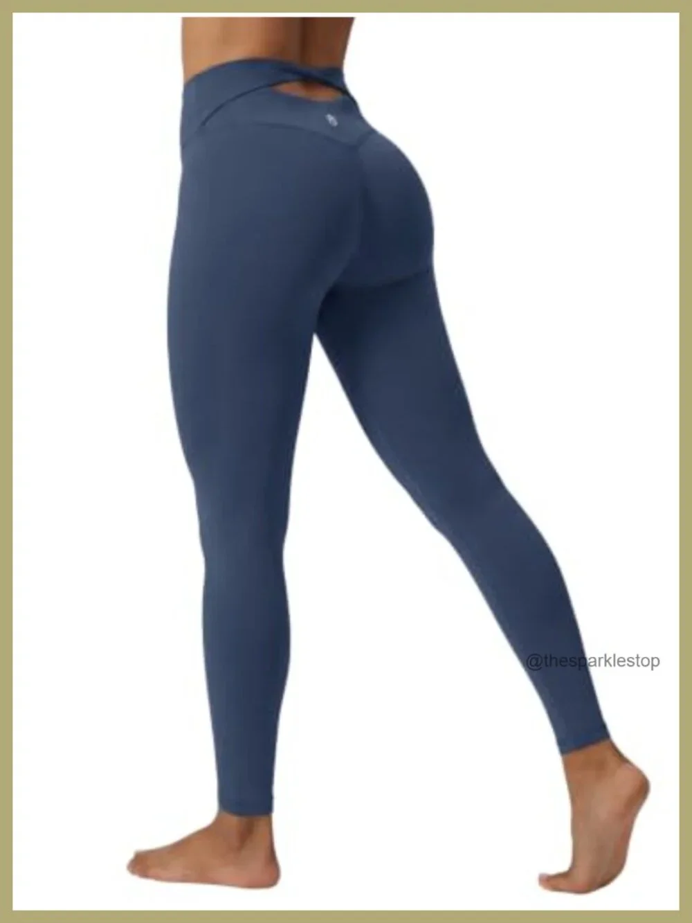 Buttery Soft High Waisted Leggings No Front Seam Twist Back Yoga Pants